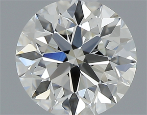 Picture of 0.44 Carats, Round with Excellent Cut, K Color, VVS1 Clarity and Certified by GIA