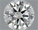 0.40 Carats, Round with Good Cut, J Color, VS2 Clarity and Certified by GIA