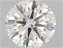 0.43 Carats, Round with Excellent Cut, I Color, SI1 Clarity and Certified by GIA