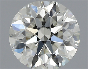 Picture of 0.50 Carats, Round with Very Good Cut, K Color, SI2 Clarity and Certified by GIA