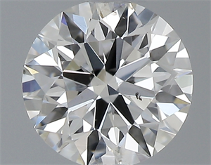 Picture of 0.40 Carats, Round with Excellent Cut, G Color, I1 Clarity and Certified by GIA