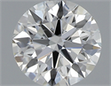 0.41 Carats, Round with Excellent Cut, G Color, SI1 Clarity and Certified by GIA