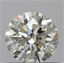 0.50 Carats, Round with Excellent Cut, L Color, VVS1 Clarity and Certified by GIA