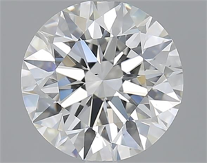 Picture of 3.01 Carats, Round with Excellent Cut, H Color, SI1 Clarity and Certified by GIA