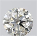 0.50 Carats, Round with Very Good Cut, L Color, VVS2 Clarity and Certified by GIA