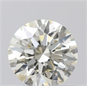 0.50 Carats, Round with Excellent Cut, L Color, VVS1 Clarity and Certified by GIA