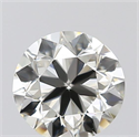 0.50 Carats, Round with Very Good Cut, L Color, VS1 Clarity and Certified by GIA