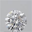 0.40 Carats, Round with Excellent Cut, E Color, SI2 Clarity and Certified by GIA