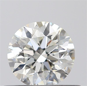 Picture of 0.40 Carats, Round with Excellent Cut, I Color, VVS2 Clarity and Certified by GIA