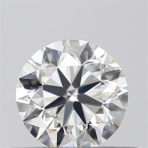 Picture of 0.40 Carats, Round with Very Good Cut, E Color, VVS1 Clarity and Certified by GIA