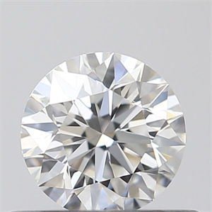 Picture of 0.40 Carats, Round with Excellent Cut, E Color, VVS2 Clarity and Certified by GIA