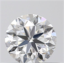 0.40 Carats, Round with Very Good Cut, D Color, VVS2 Clarity and Certified by GIA