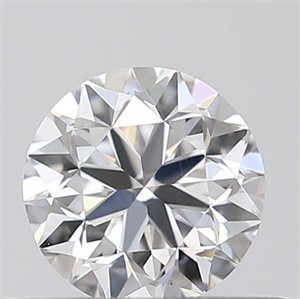 Picture of 0.40 Carats, Round with Very Good Cut, D Color, VVS2 Clarity and Certified by GIA