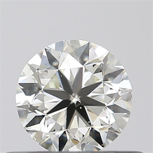 Picture of 0.40 Carats, Round with Very Good Cut, K Color, SI1 Clarity and Certified by GIA