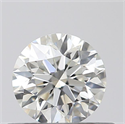 0.40 Carats, Round with Excellent Cut, I Color, VS2 Clarity and Certified by GIA