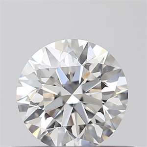 Picture of 0.41 Carats, Round with Excellent Cut, G Color, VVS2 Clarity and Certified by GIA