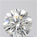 0.42 Carats, Round with Excellent Cut, I Color, VVS1 Clarity and Certified by GIA