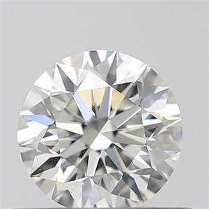 Picture of 0.42 Carats, Round with Excellent Cut, I Color, VVS1 Clarity and Certified by GIA