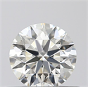 0.42 Carats, Round with Excellent Cut, J Color, SI1 Clarity and Certified by GIA