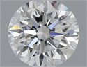 0.42 Carats, Round with Excellent Cut, D Color, VS2 Clarity and Certified by GIA