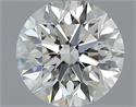 0.40 Carats, Round with Excellent Cut, I Color, VVS2 Clarity and Certified by GIA