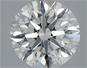 0.41 Carats, Round with Excellent Cut, D Color, VVS2 Clarity and Certified by GIA