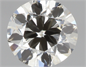 0.40 Carats, Round with Very Good Cut, K Color, VS1 Clarity and Certified by GIA