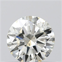 0.40 Carats, Round with Very Good Cut, K Color, SI1 Clarity and Certified by GIA