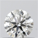 0.40 Carats, Round with Excellent Cut, I Color, VVS1 Clarity and Certified by GIA