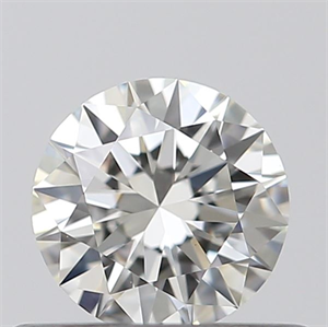 Picture of 0.40 Carats, Round with Excellent Cut, I Color, VVS2 Clarity and Certified by GIA