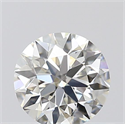 0.42 Carats, Round with Excellent Cut, I Color, VVS2 Clarity and Certified by GIA