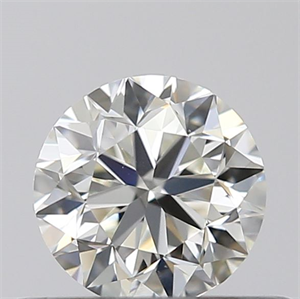 Picture of 0.40 Carats, Round with Very Good Cut, J Color, VVS2 Clarity and Certified by GIA