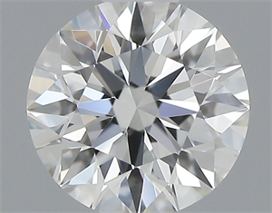 Picture of 0.40 Carats, Round with Very Good Cut, I Color, VVS2 Clarity and Certified by GIA