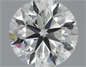 0.40 Carats, Round with Very Good Cut, J Color, VVS2 Clarity and Certified by GIA