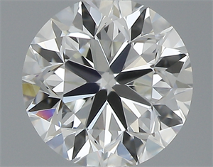 Picture of 0.40 Carats, Round with Very Good Cut, J Color, VVS2 Clarity and Certified by GIA