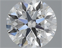 0.40 Carats, Round with Excellent Cut, F Color, VVS1 Clarity and Certified by GIA