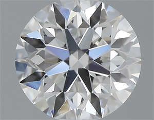 Picture of 0.40 Carats, Round with Excellent Cut, F Color, VVS1 Clarity and Certified by GIA