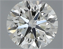 0.40 Carats, Round with Very Good Cut, J Color, VVS2 Clarity and Certified by GIA