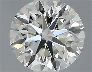 Picture of 0.40 Carats, Round with Very Good Cut, J Color, VVS2 Clarity and Certified by GIA