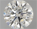 0.41 Carats, Round with Excellent Cut, I Color, VVS2 Clarity and Certified by GIA