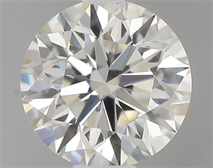 Picture of 0.41 Carats, Round with Excellent Cut, I Color, VVS2 Clarity and Certified by GIA