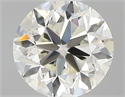 0.40 Carats, Round with Very Good Cut, K Color, VVS2 Clarity and Certified by GIA