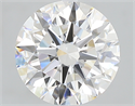 3.03 Carats, Round with Excellent Cut, E Color, FL Clarity and Certified by GIA