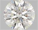 0.40 Carats, Round with Excellent Cut, I Color, SI1 Clarity and Certified by GIA