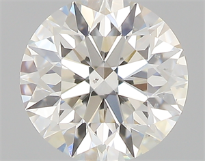 Picture of 0.40 Carats, Round with Excellent Cut, I Color, SI1 Clarity and Certified by GIA