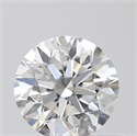 0.43 Carats, Round with Excellent Cut, D Color, VS2 Clarity and Certified by GIA