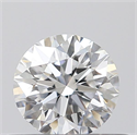 0.40 Carats, Round with Excellent Cut, D Color, VVS1 Clarity and Certified by GIA