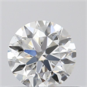 0.42 Carats, Round with Excellent Cut, F Color, VS2 Clarity and Certified by GIA