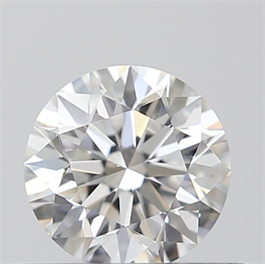 Picture of 0.41 Carats, Round with Excellent Cut, F Color, VS2 Clarity and Certified by GIA