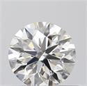 0.40 Carats, Round with Excellent Cut, H Color, VVS1 Clarity and Certified by GIA